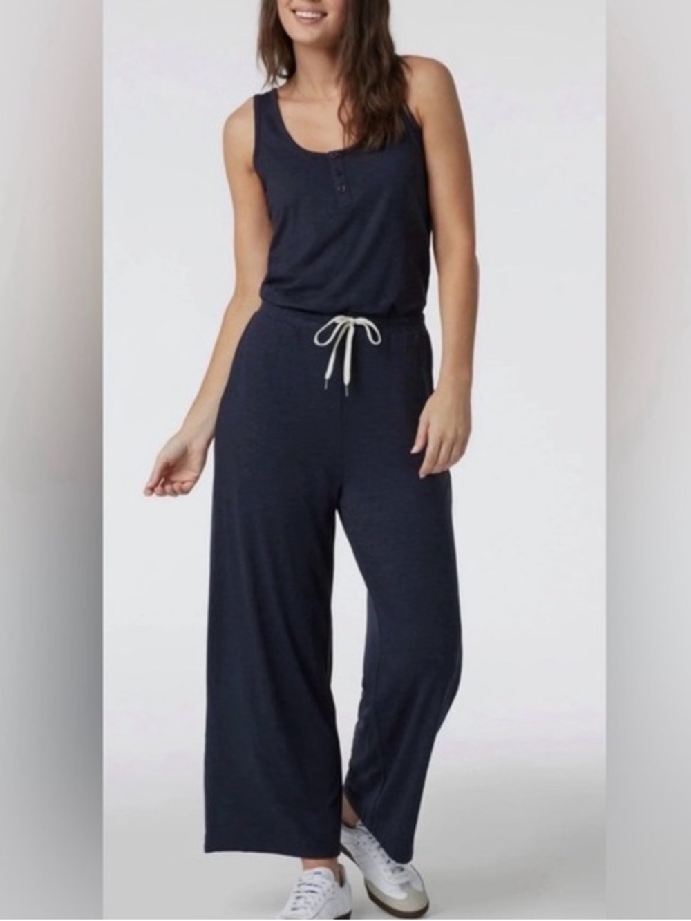 Vuori Falls Jumpsuit Navy Blue Size Large